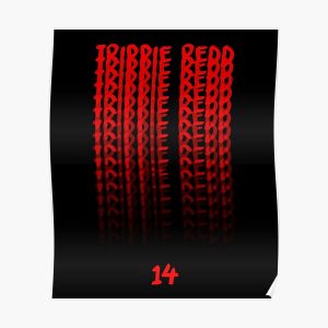 red 14 logo Poster RB1602 product Offical Trippie Redd Merch