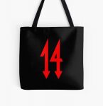 14 red logo All Over Print Tote Bag RB1602 product Offical Trippie Redd Merch