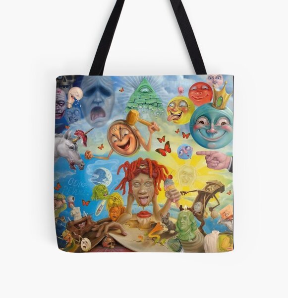LIFE'S A TRIP All Over Print Tote Bag RB1602 product Offical Trippie Redd Merch