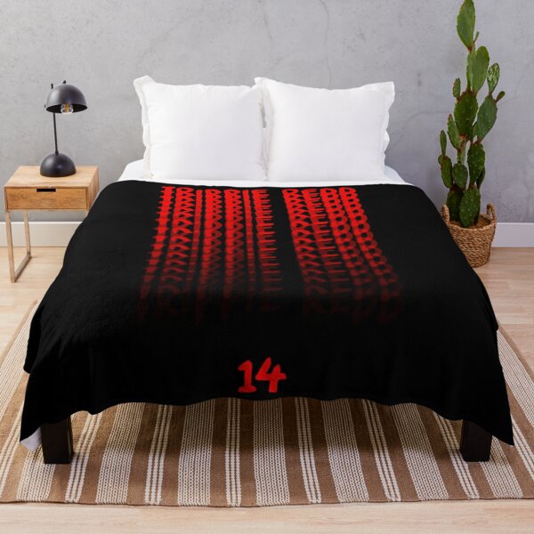 red 14 logo Throw Blanket RB1602 product Offical Trippie Redd Merch