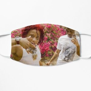 Looking Red Hair Flat Mask RB1602 product Offical Trippie Redd Merch