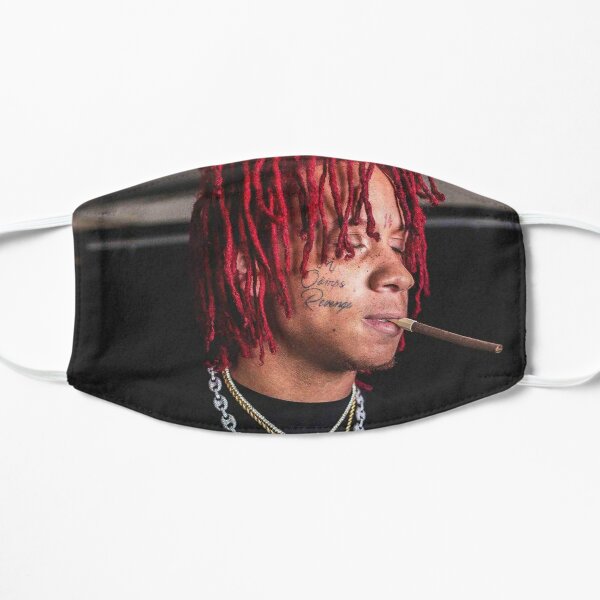 Long Red Hair  Flat Mask RB1602 product Offical Trippie Redd Merch